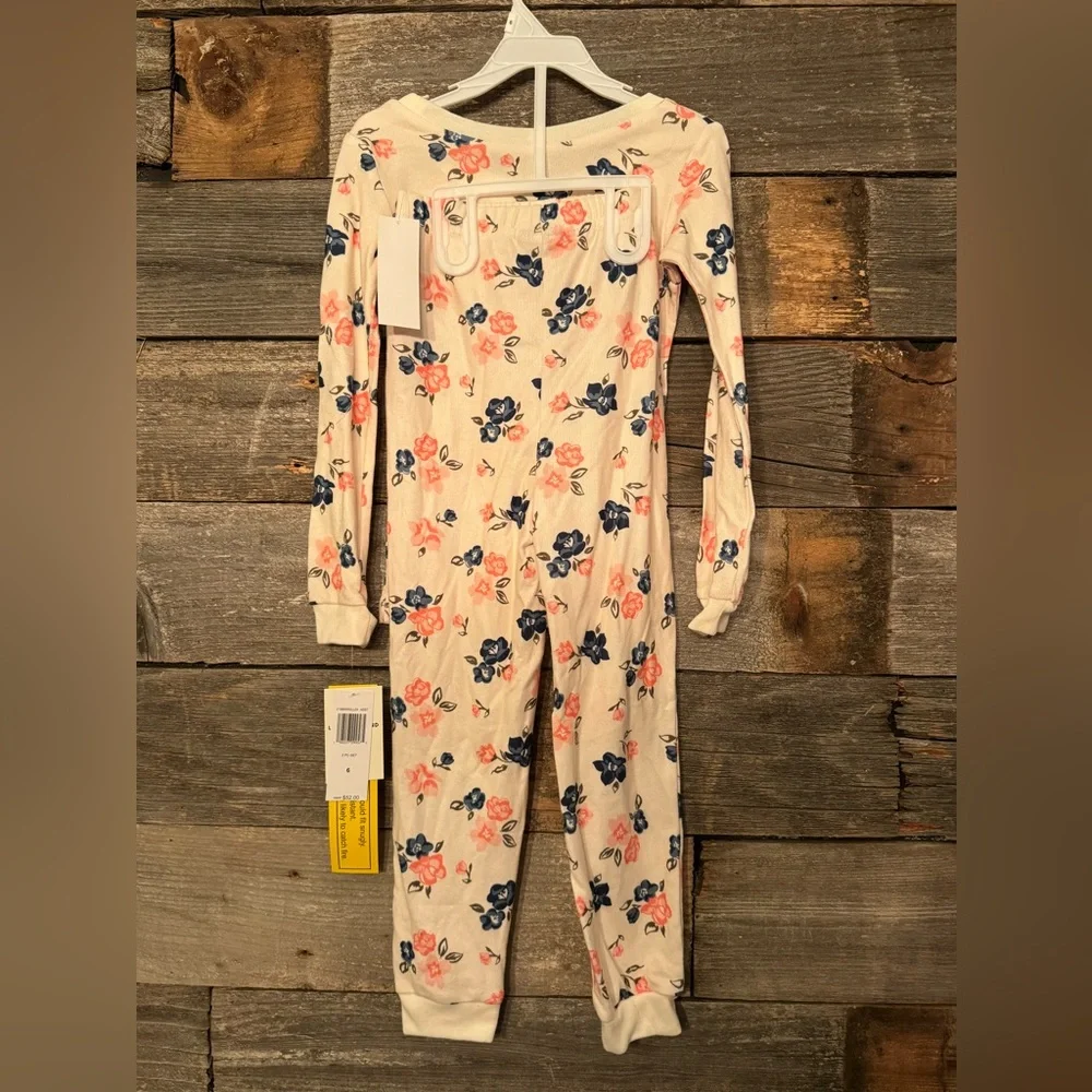NWT Lucky Brand girls floral print Pajamas size 6